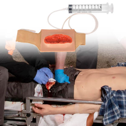 Wearable Thigh Laceration Wound Packing Trainer Kit