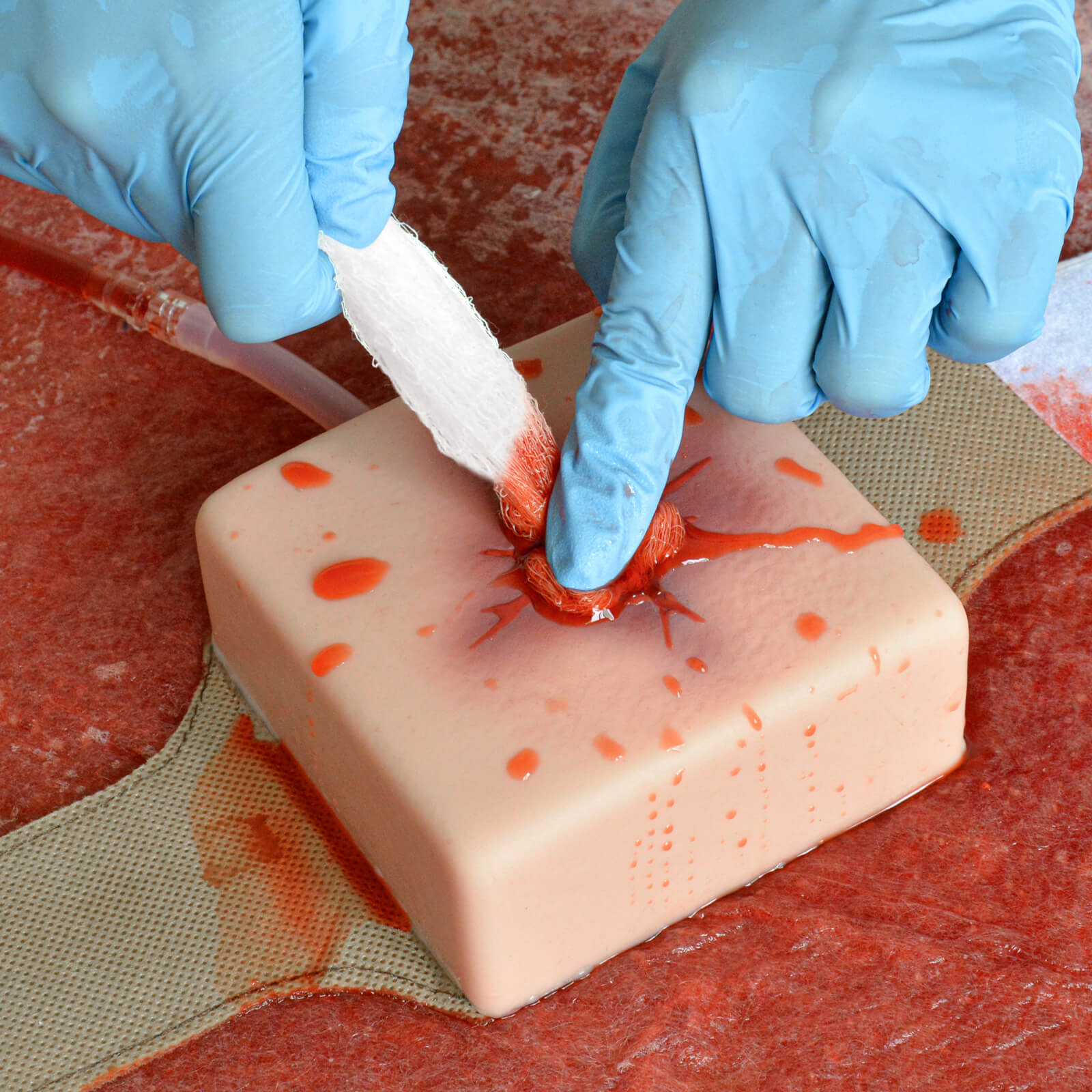 Artificial Blood Powder for Medical & Emergency Training (2 x 40g Bottles)