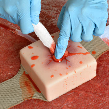 Artificial Blood Powder for Medical & Emergency Training (2 x 40g Bottles)