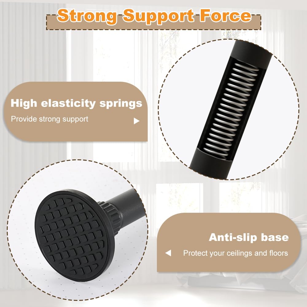 SEEYE Room Divider Curtain Rod