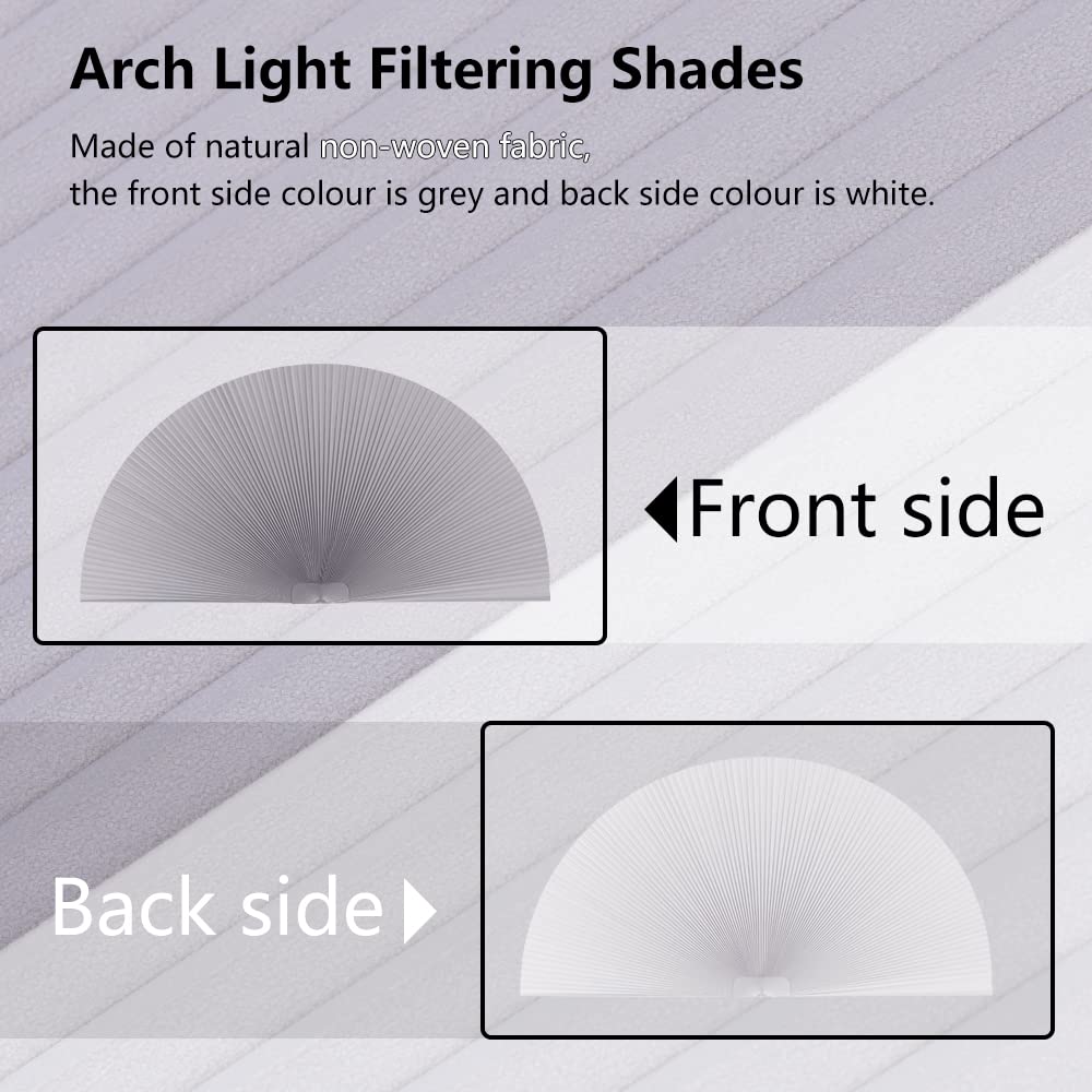 SEEYE Arch Window Light Filtering Shades