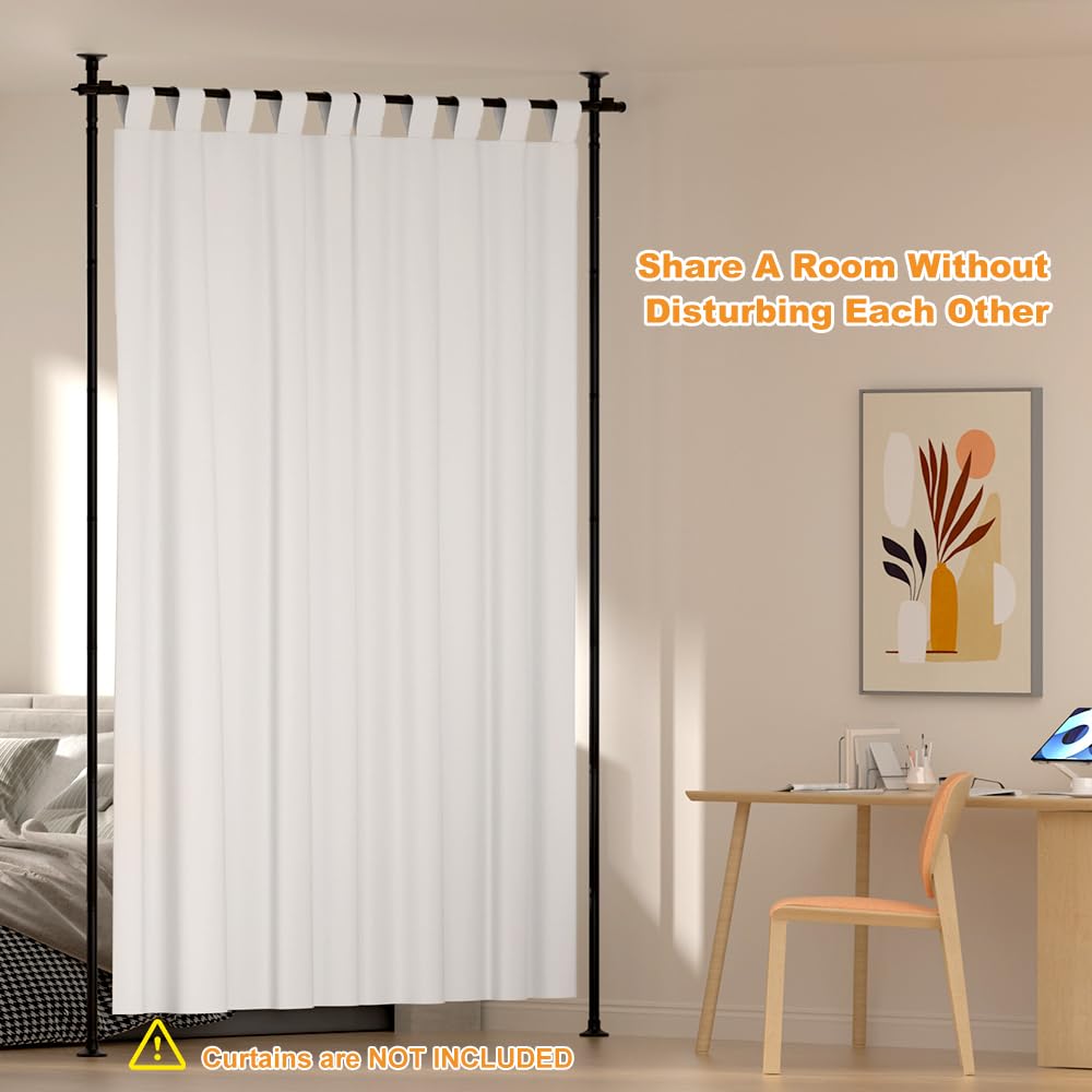 SEEYE Room Divider Curtain Rod