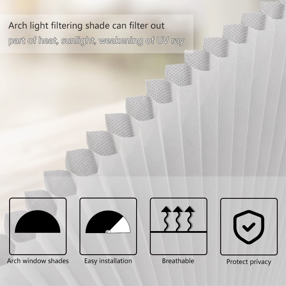 SEEYE Arch Window Light Filtering Shades