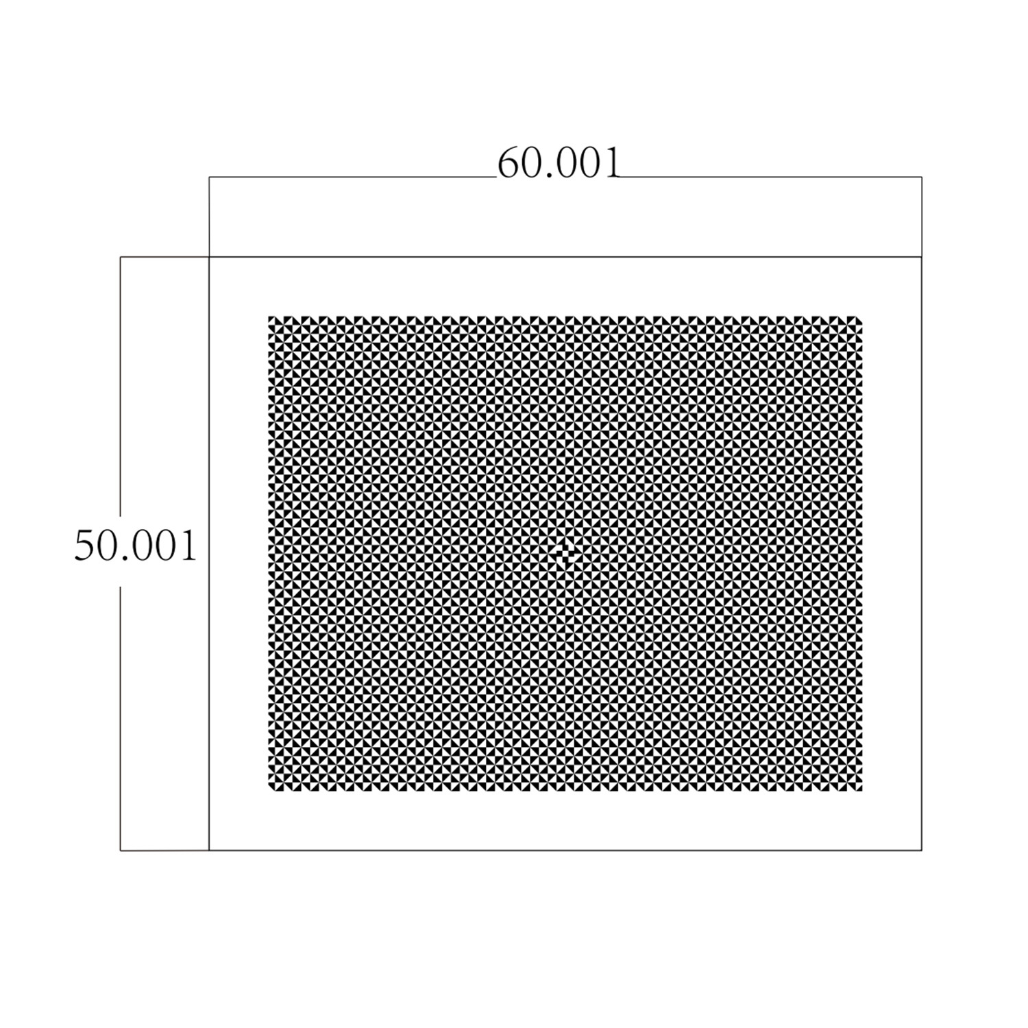 4*ceramic calibration target VC-CT-50X60-1