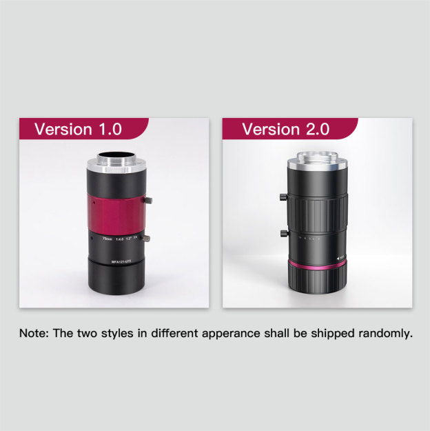 1.2" 75mm Fixed Focal Length Lens | MFA121-U75 COOLENS®