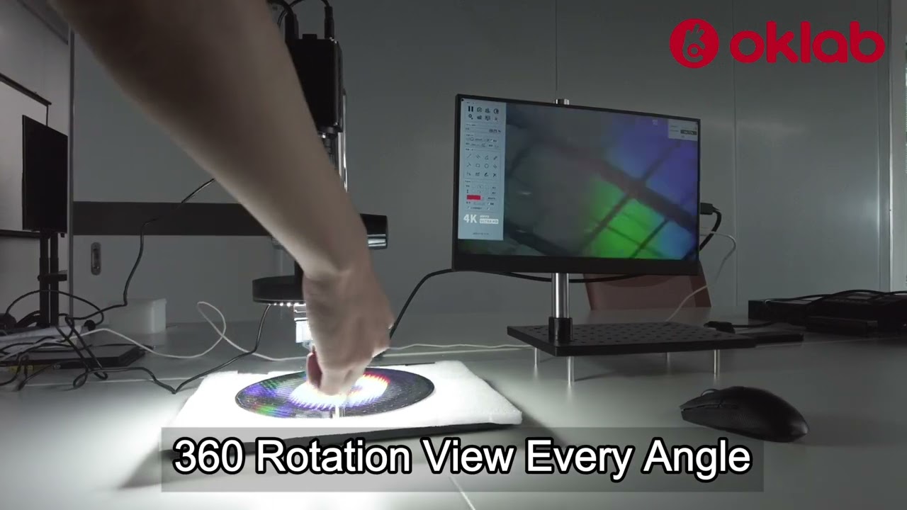 SVI4K3D- 0218 Series 3D Ultra HD Miscroscope Inspection Station