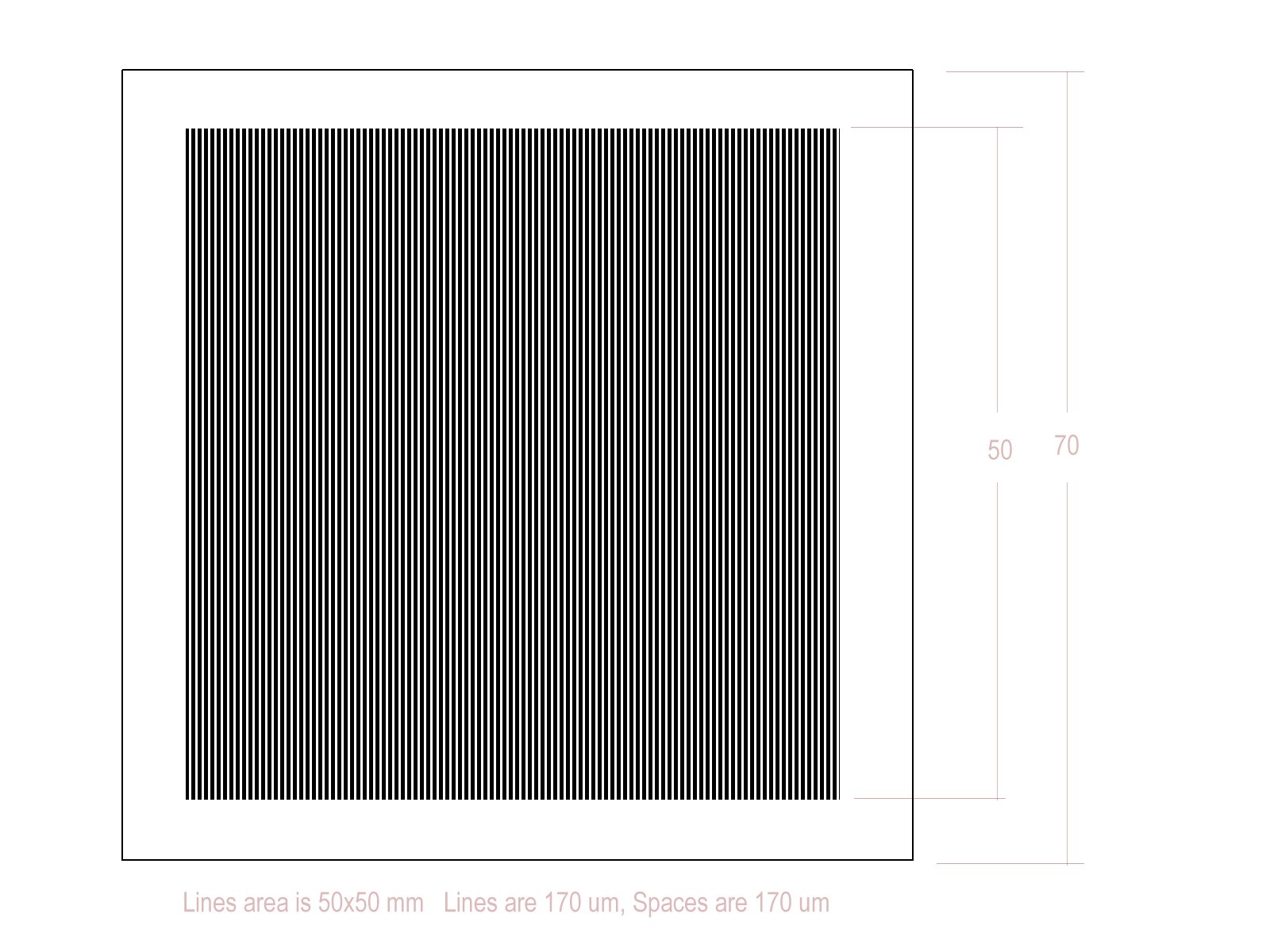 1*glass calibration target
