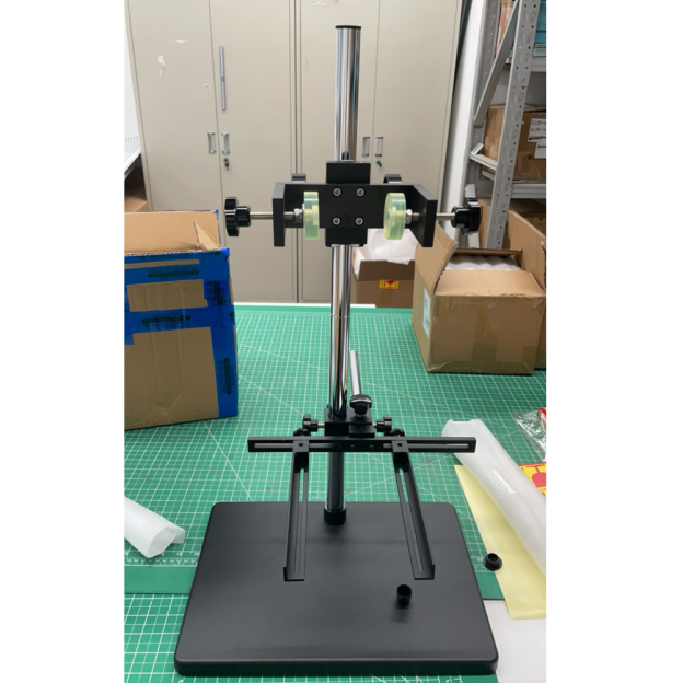 Camera Stand for Machine Vision Testing and Calibration Work.