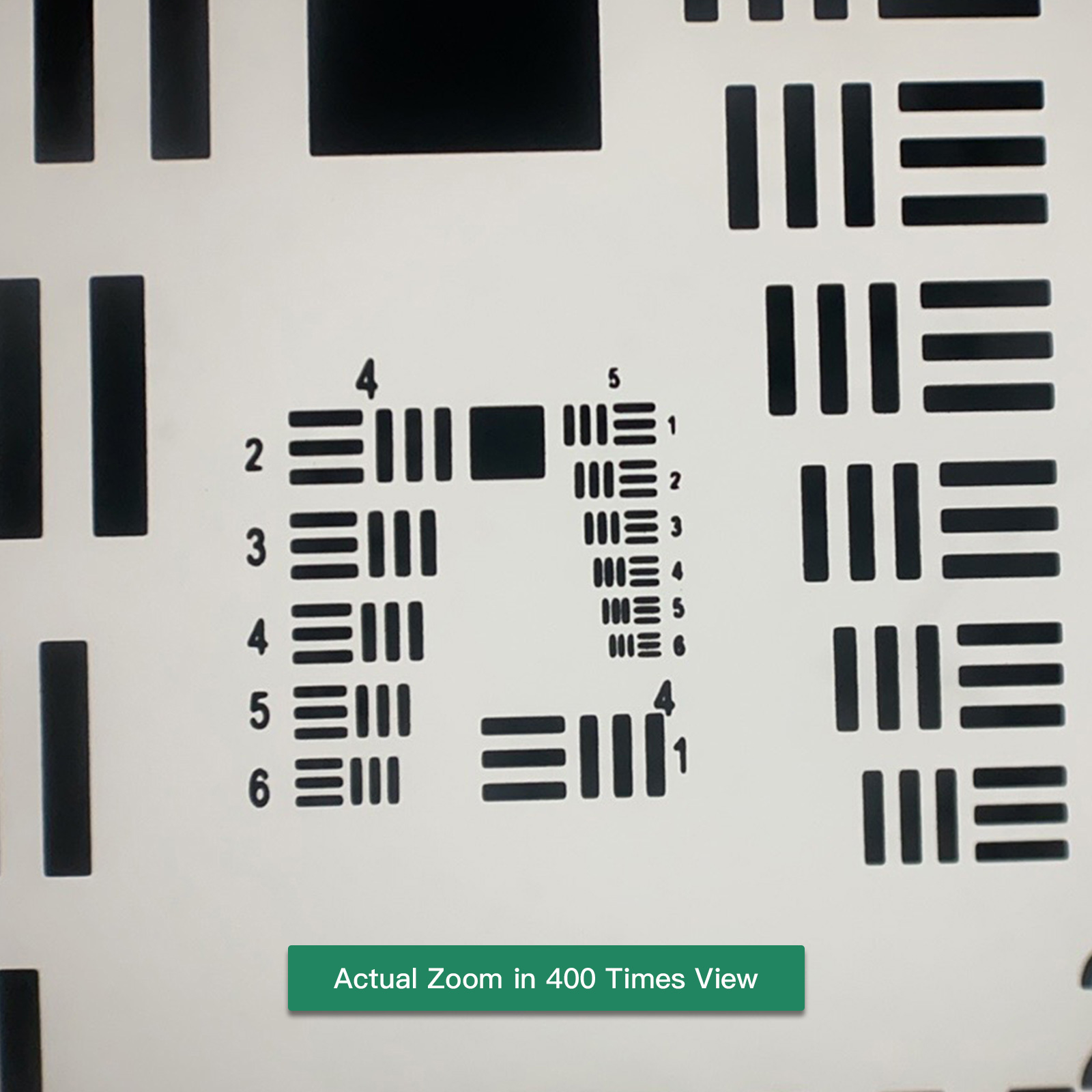 optical resolution target