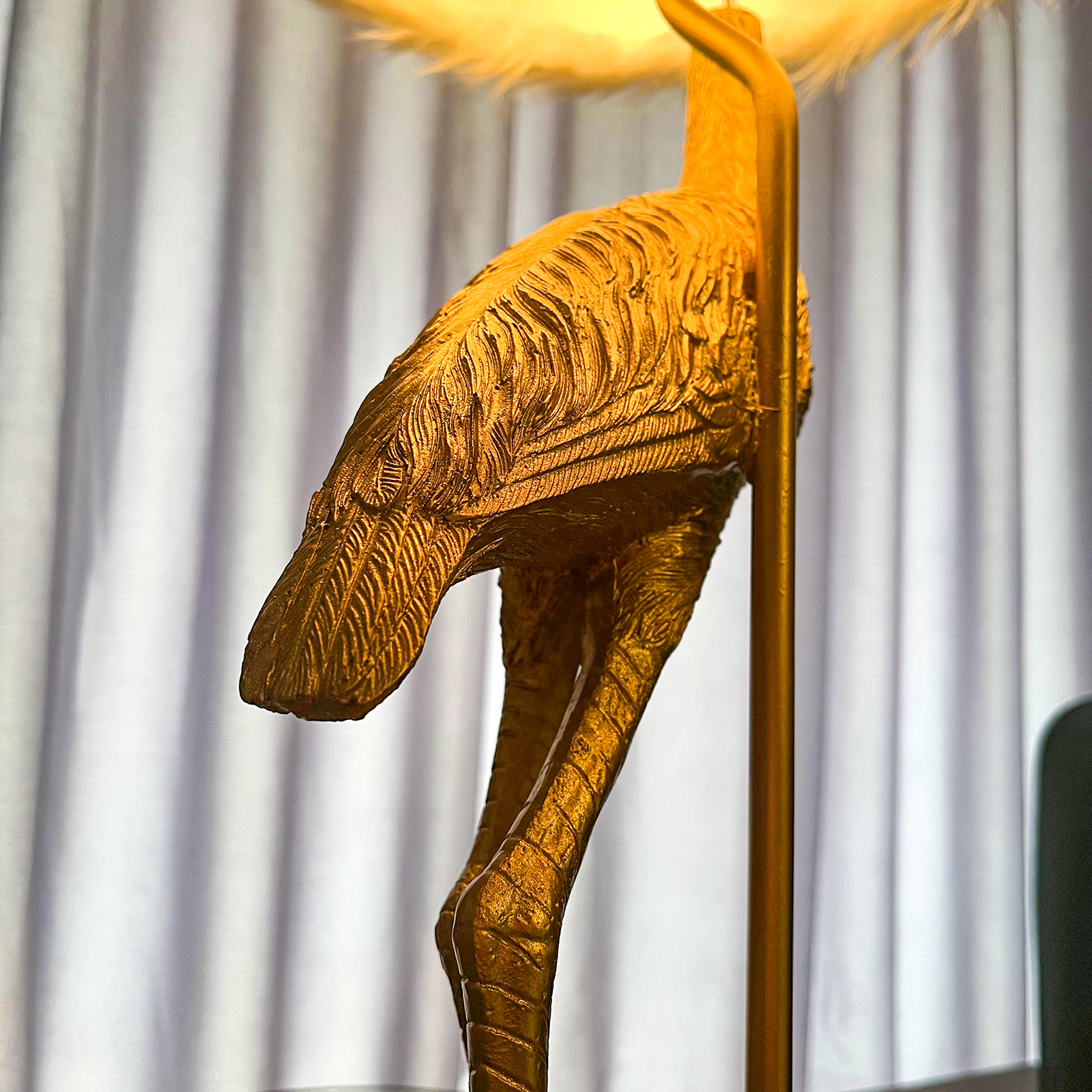 Flamingo Resin Table Lamp