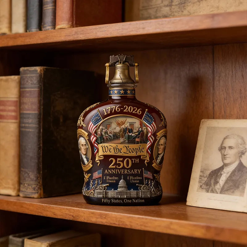 U.S. 250th Anniversary Commemorative Whiskey Bottle