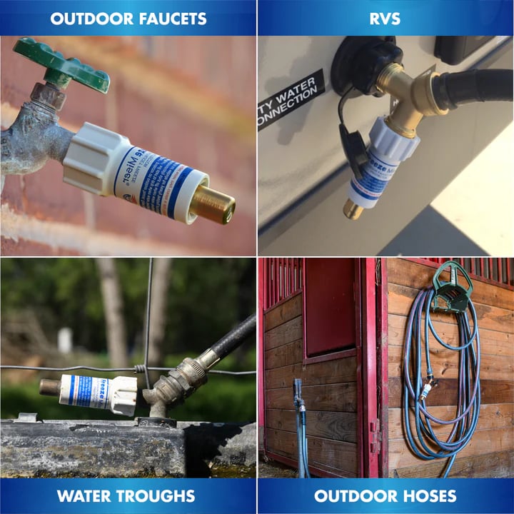 Automatic Outdoor Faucet Freeze Protector
