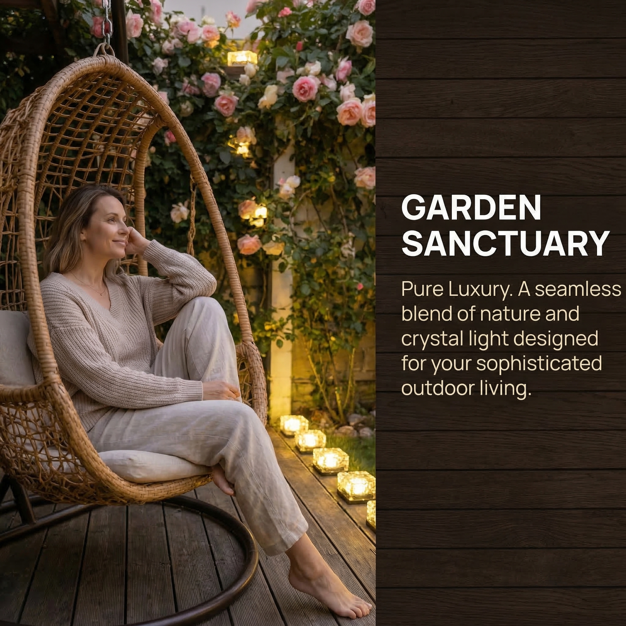 Outdoor Solar Crystal Ice Brick Lights – Soft Warm Glow