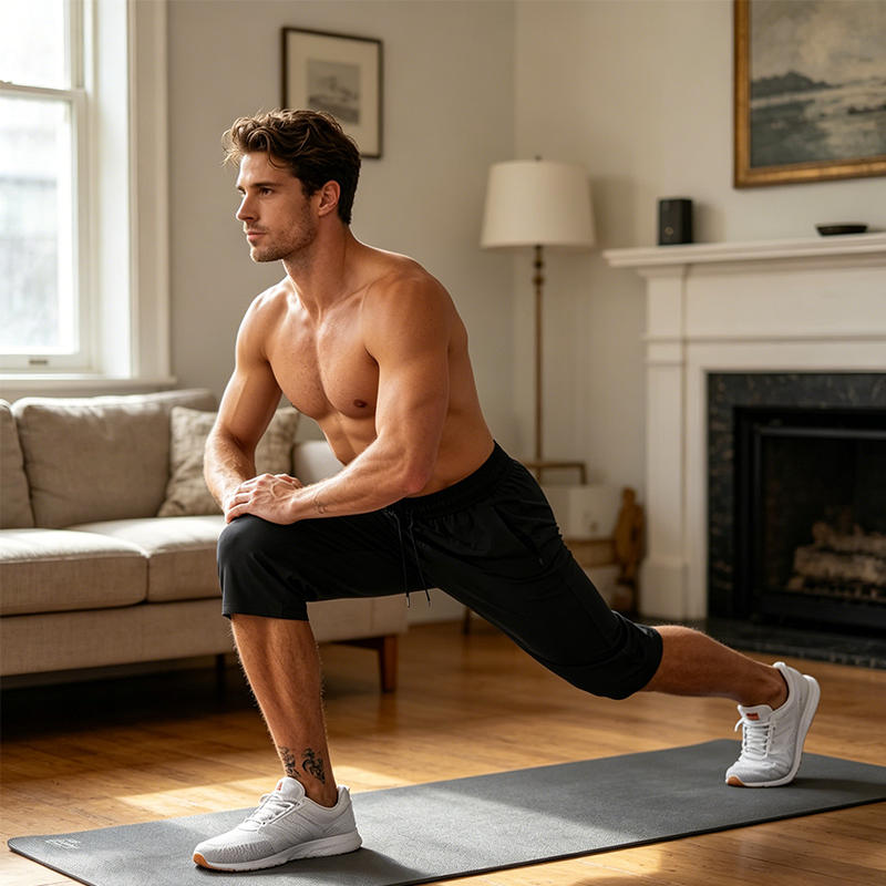 🩳40% OFF NOW! 🏃 Men's Quick-Dry Sports Capri Pants – Stretchy & Breathable with Secure Zipper Pockets – Elastic Waist & Versatile Fit 🧘‍♂️
