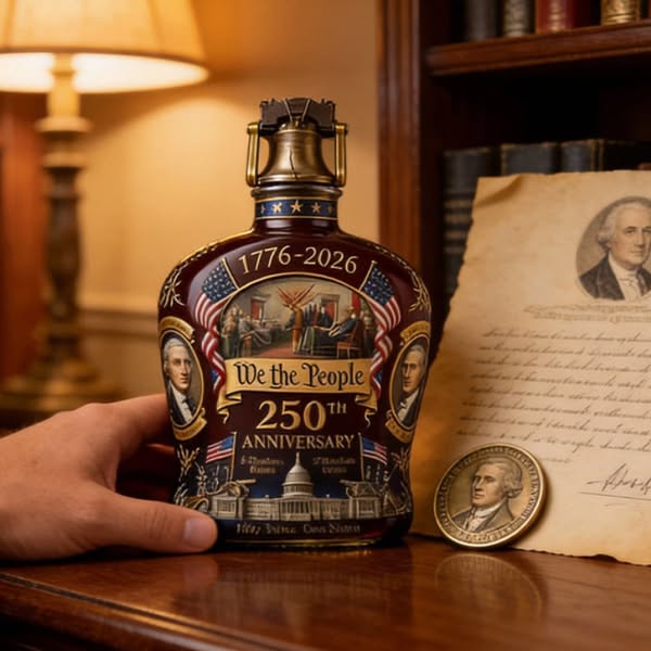 U.S. 250th Anniversary Commemorative Whiskey Bottle