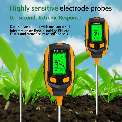 Scientific planting, instruments for measuring the soil