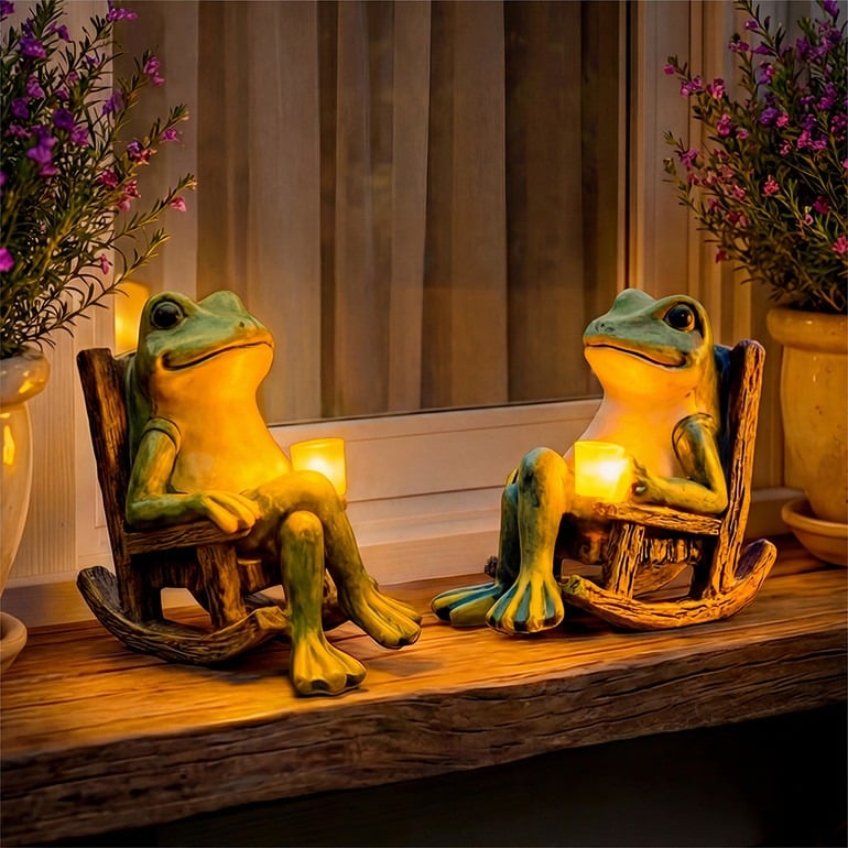Glowing Garden Frog
