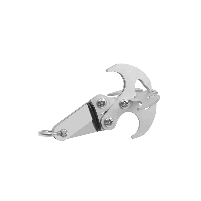 Outdoor Mountaineering Grappling Hook | Stainless Steel Folding Gravity Hook