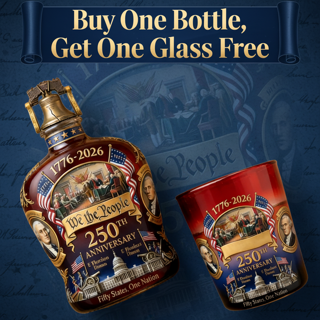 U.S. 250th Anniversary Commemorative Whiskey Bottle