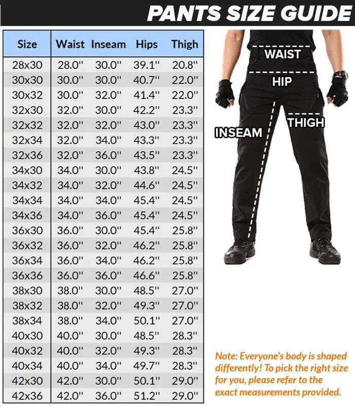 ✨One Day Only Sale 50% OFF-Multifunctional Waterproof Ripstop Pants With 8 Pockets, Elastic Waistband-Unisex Stretch Fit