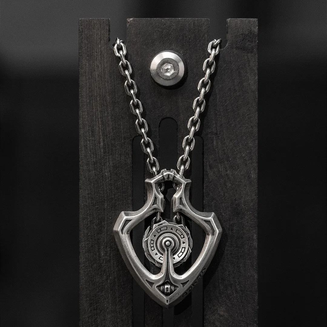 🔥LAST DAY 59% OFF - Handmade "Shuttle" Mechanical Gear Pendant Necklace