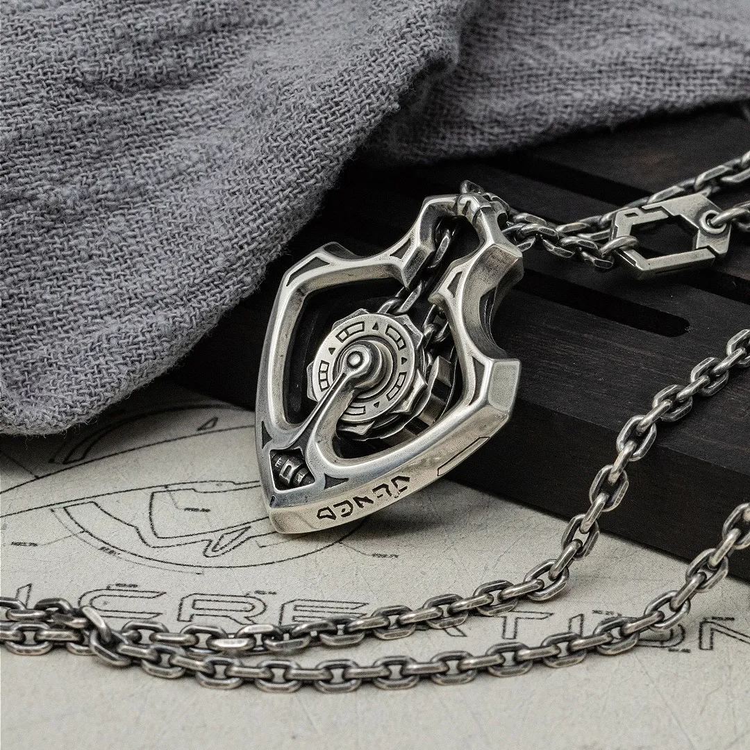 🔥LAST DAY 59% OFF - Handmade "Shuttle" Mechanical Gear Pendant Necklace