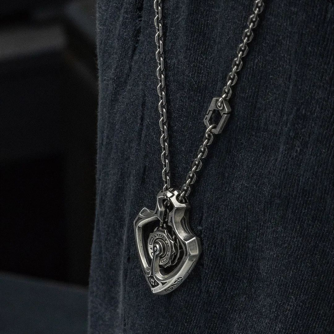 🔥LAST DAY 59% OFF - Handmade "Shuttle" Mechanical Gear Pendant Necklace