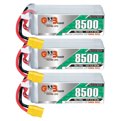 GAONENG GNB 6S 22.2V 8500mAh 70C LiPo Battery XT90