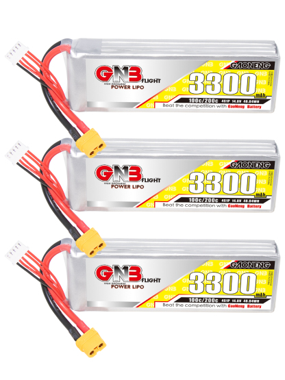 GAONENG GNB 4S 14.8V 3300mah 100C LiPo Battery XT60