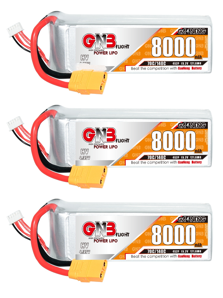 GAONENG GNB HV 4S 15.2V 8000mAh 70C XT90 LiPo Battery