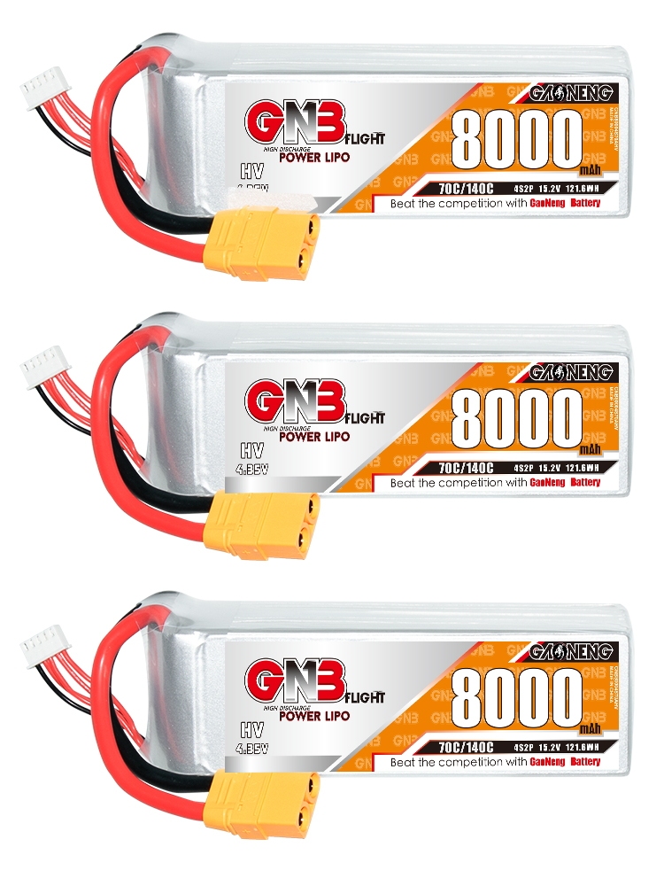 GAONENG GNB HV 4S 15.2V 8000mAh 70C XT90 LiPo Battery