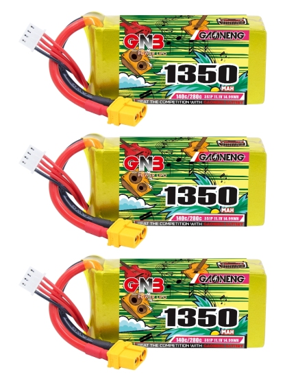 GAONENG GNB 3S 11.1V 1350mAh 140C XT60 LiPo Battery