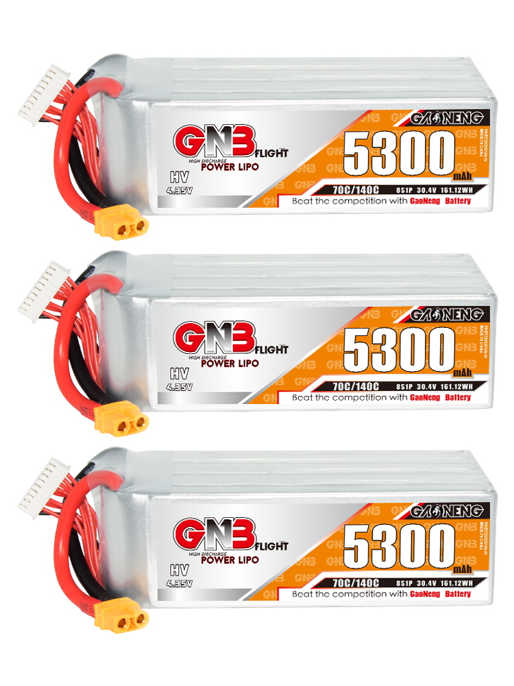 GAONENG GNB HV 8S 30.4V 5300mAh 70C LiPo Battery XT60