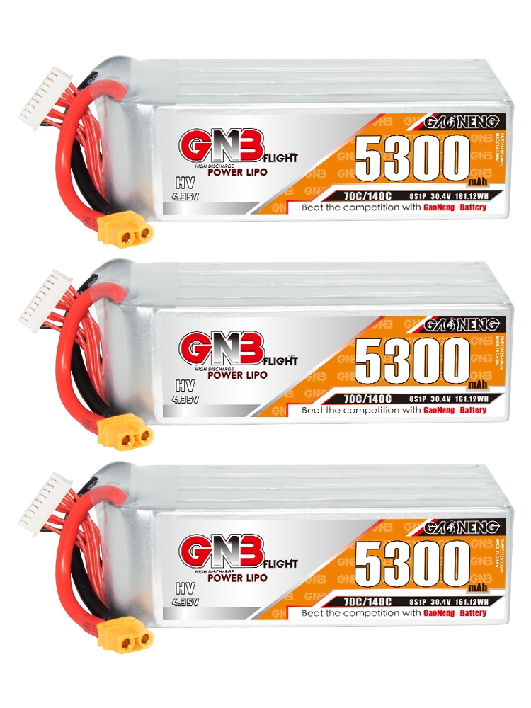 GAONENG GNB HV 8S 30.4V 5300mAh 70C LiPo Battery XT60
