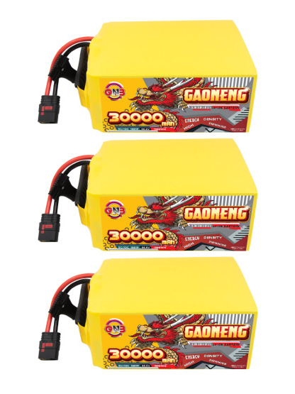GAONENG GNB 30000mah 18S 66.6V 5C QS8 Semi Solid State Li-ion Battery 310WH/kg