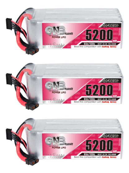 GAONENG GNB 6S 22.2V 5200mAh 65C LiPo Battery XT60