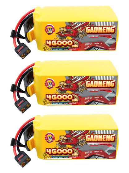 GAONENG GNB 46000mah 6S 22.2V 5C QS8 Semi Solid State Li-ion Battery 310WH/kg