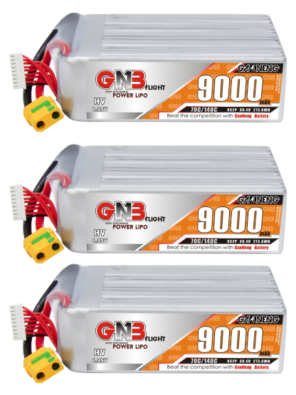 GAONENG GNB HV 8S 30.4V 9000mAh 70C LiPo Battery XT90S