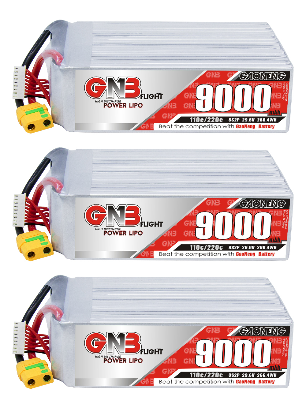 GAONENG GNB 8S 29.6V 9000mAh 110C LiPo Battery XT90S