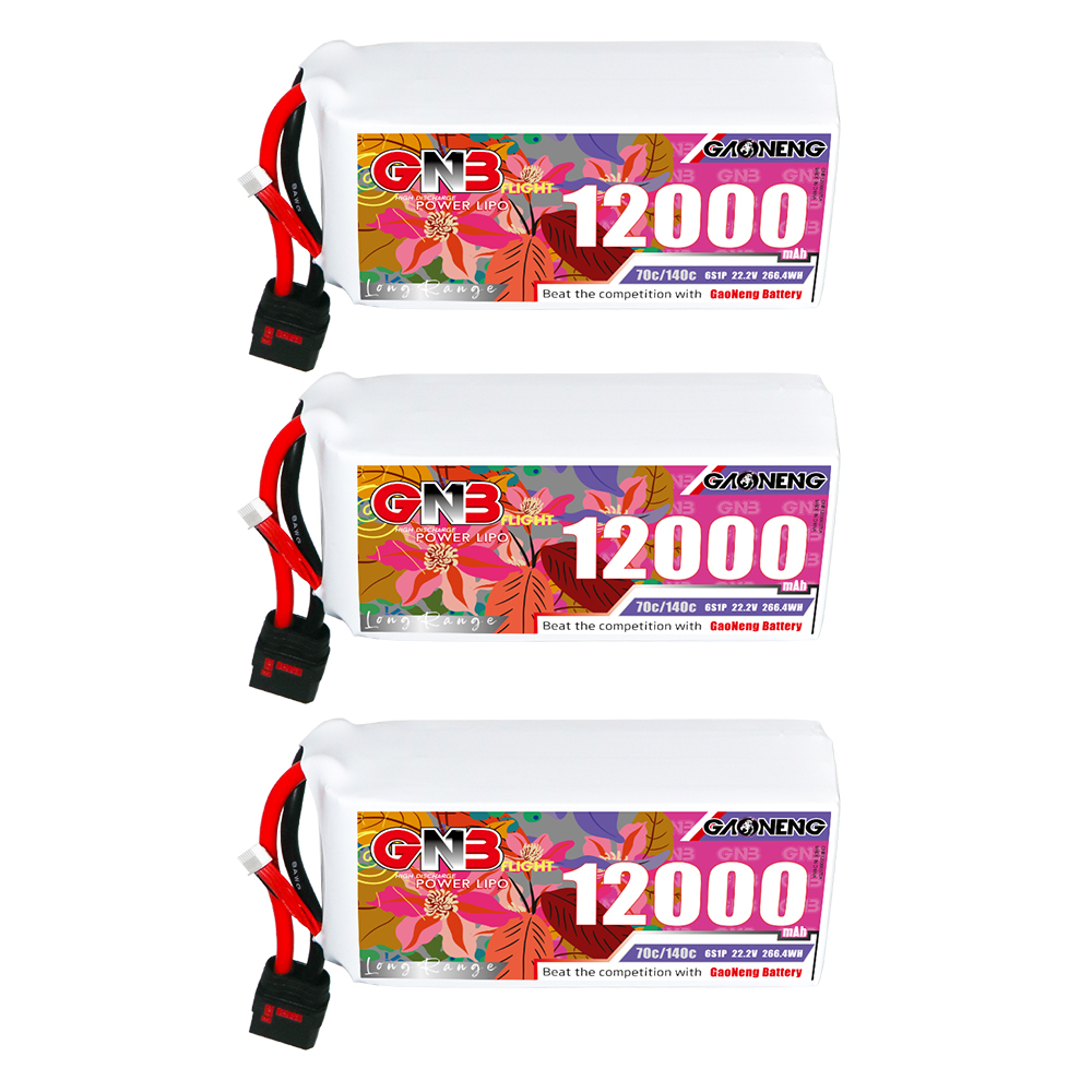 GAONENG GNB 6S1P 22.2V 12000mAh 70C RC LiPo Battery QS8