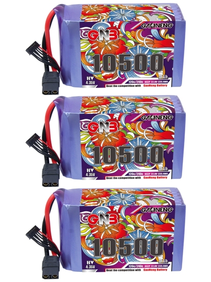 GAONENG GNB 6S 22.8V HV 10500mAh 120C RC LiPo Battery XT90