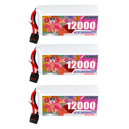 GAONENG GNB 6S1P 22.2V 12000mAh 70C RC LiPo Battery QS8