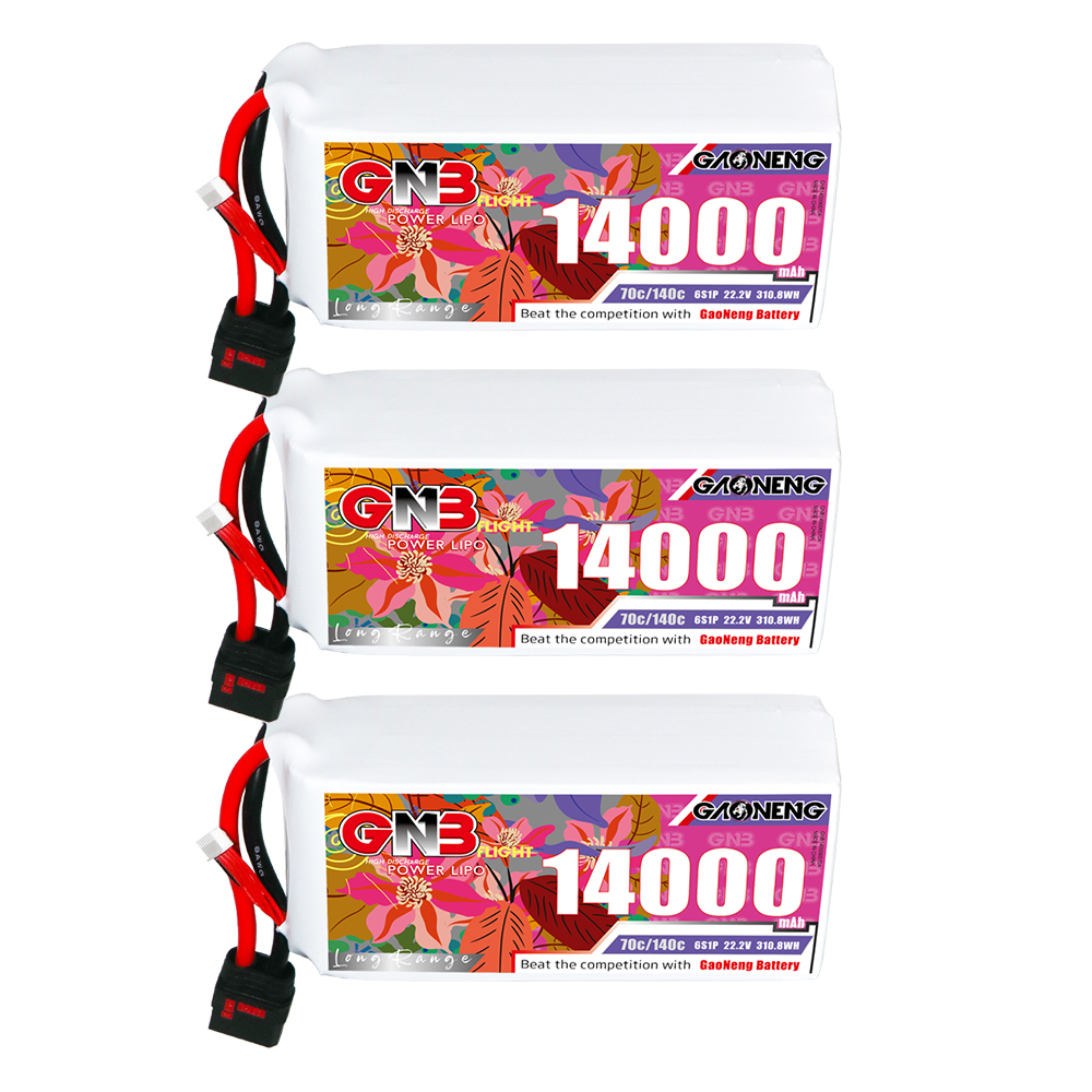 GAONENG GNB 6S1P 22.2V 14000mAh 70C RC LiPo Battery QS8