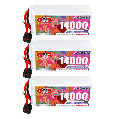 GAONENG GNB 6S1P 22.2V 14000mAh 70C RC LiPo Battery QS8