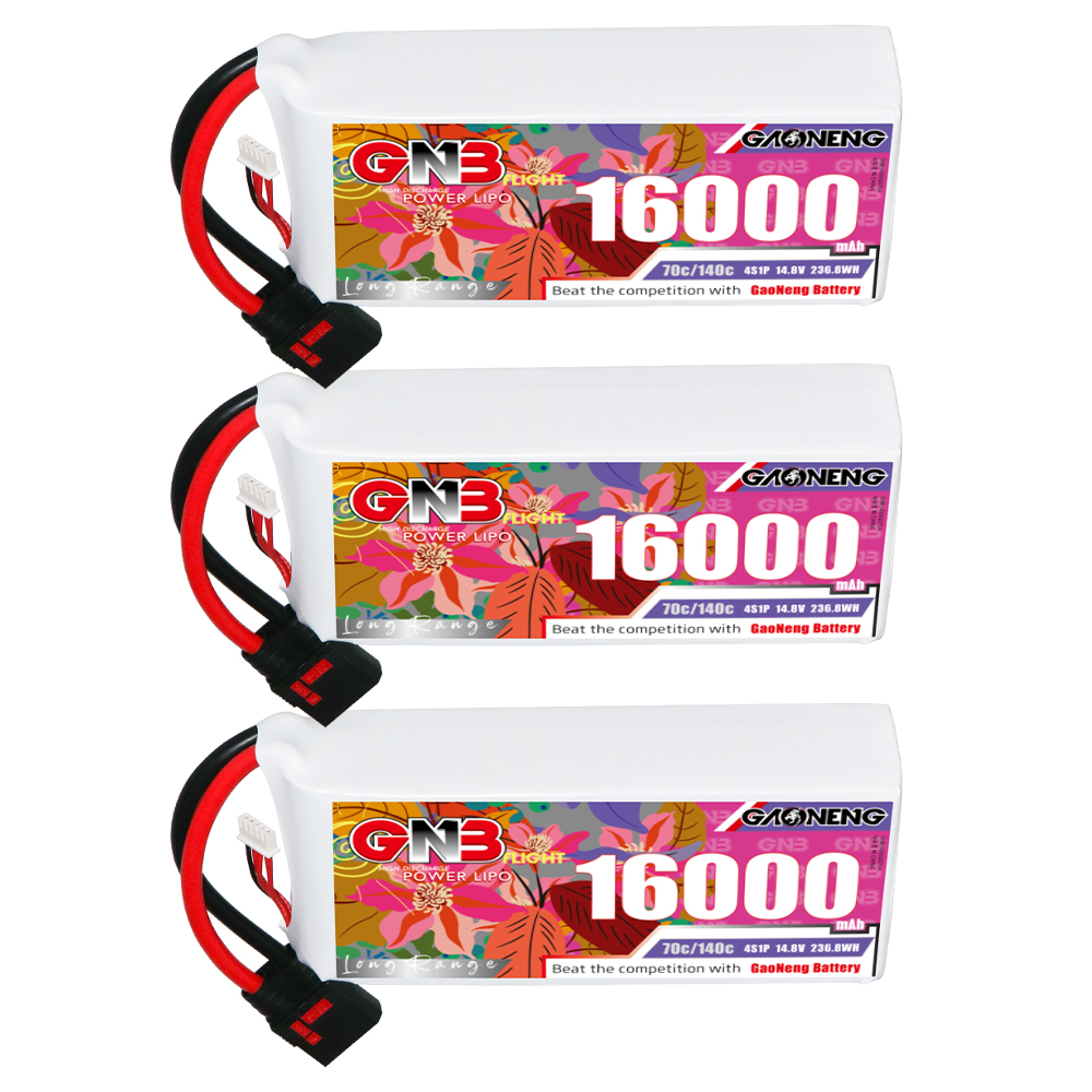 GAONENG GNB 4S1P 14.8V 16000mAh 70C RC LiPo Battery QS8