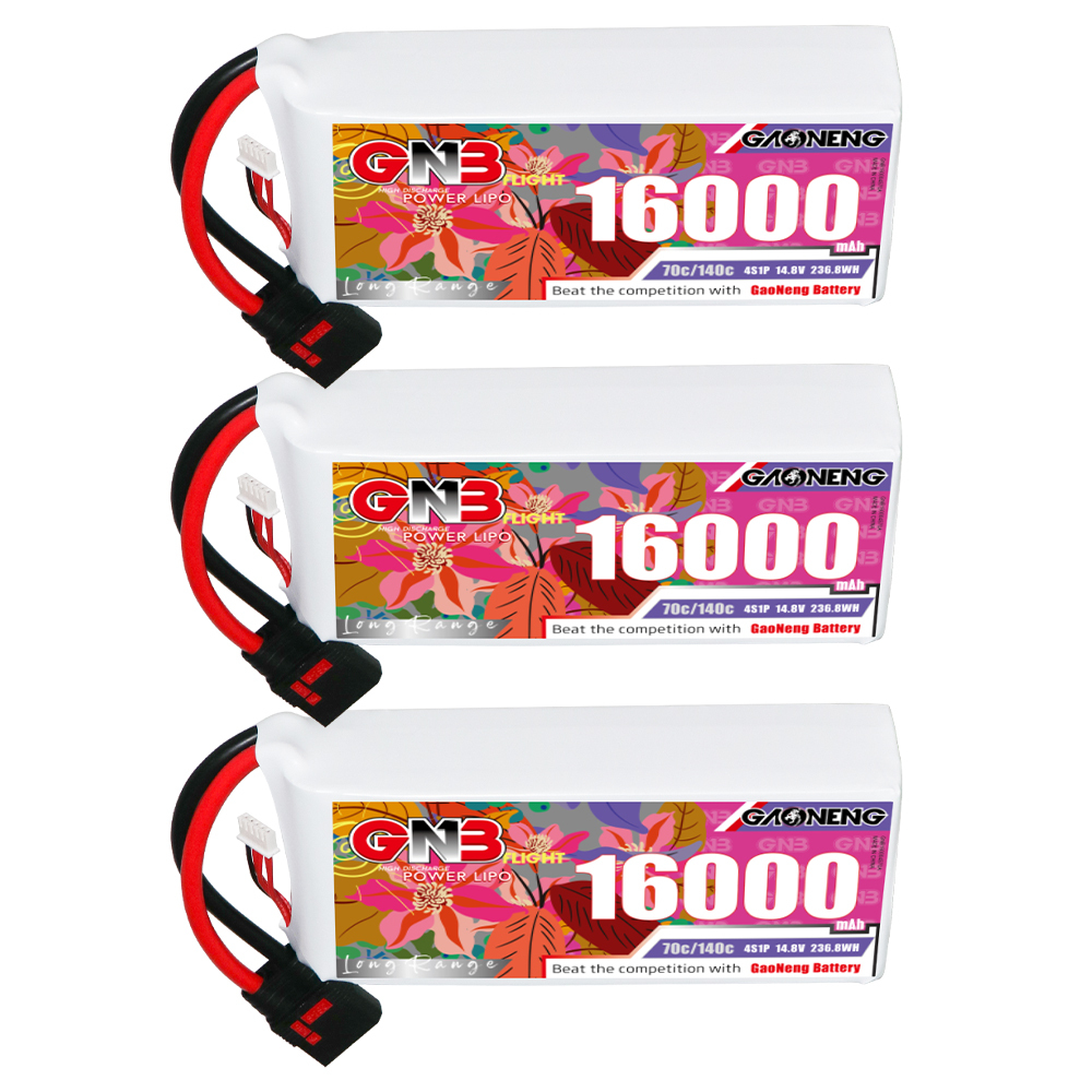 GAONENG GNB 4S1P 14.8V 16000mAh 70C RC LiPo Battery QS8