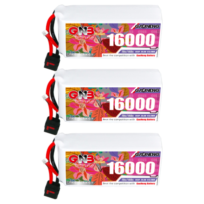 GAONENG GNB 6S1P 22.2V 16000mAh 70C RC LiPo Battery QS8