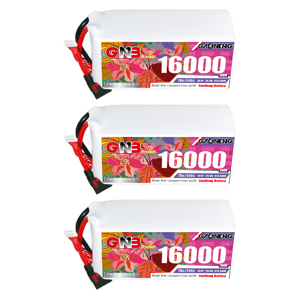 GAONENG GNB 8S1P 22.2V 16000mAh 70C RC LiPo Battery QS8