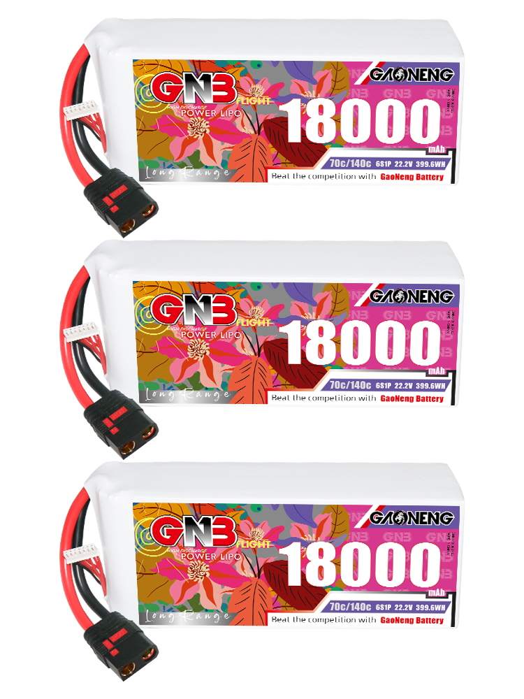 GAONENG GNB 6S1P 22.2V 18000mAh 70C RC LiPo Battery QS8