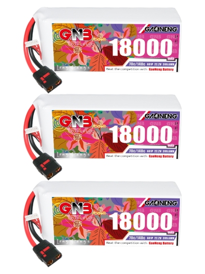 GAONENG GNB 6S1P 22.2V 18000mAh 70C RC LiPo Battery QS8